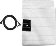 Grounding Sheet, Twin Size XL-90x35 Flat Sheet Organic Cotton Silver fiber