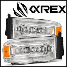 Alpharex Nova Led Projector Headlights Fit 02-05 Dodge Ram 150003-05 2500 3500