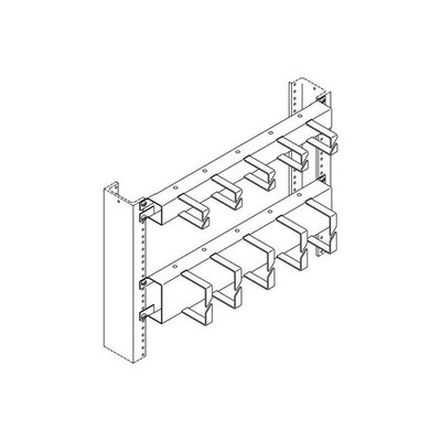 Chatsworth 12542-719, Horizontal Wire Management Panel; 2U; Black