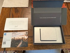 Amex Platinum Card Welcome Package - Box/Paper Only NO CARD American Express