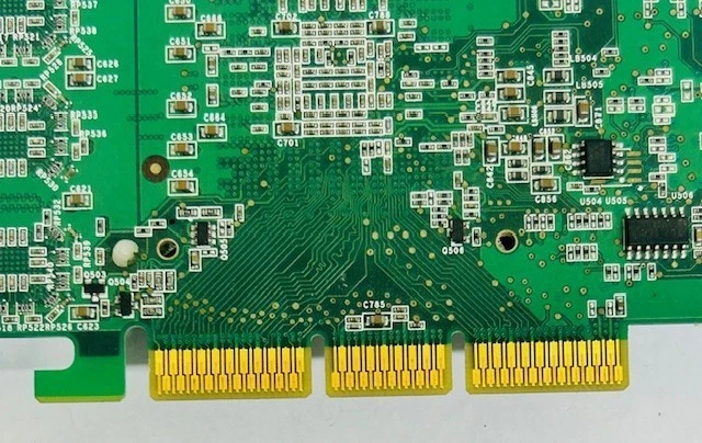 128MB XFX NVIDIA GeForce FX5900XT DDR DVI VGA S-Vid AGP Graphics Card Noisy Fan - Image 2 of 4