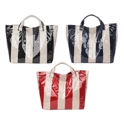 PVC-Tasche Damen's, ideal für Arbeit, Strand, Alltag, Studium,