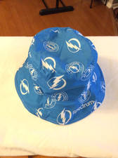 Tampa Bay Lightning Blue White Reversible Bucket Hat Adult OSFA Stadium Giveaway