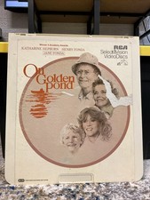 On Golden Pond Henry, Jane Fonda, Hepburn, RCA SelectaVision CED - 1982