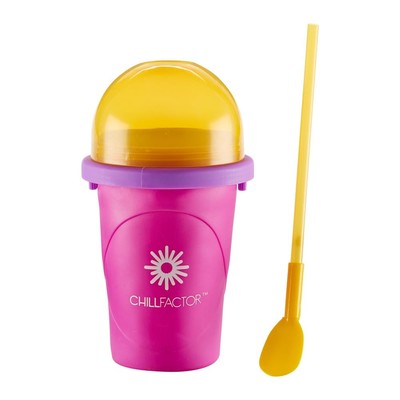 CHILLFACTOR CO07954 Küchenspielzeug Slush-Maschine mit wiederverwendbarem Bec...