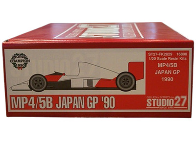 STUDIO27 1/20 McLaren Honda MP4/5B Japan GP 1990 Resin Kit FK-2029 Rare From JPN