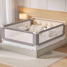 3-Piece King Size Bed Rail for Toddlers - Height Adjustable Baby Bed Rail Guard