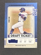 2021 Panini Contenders Draft Ticket Blue Mookie Betts /149
