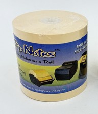 Zip Notes Dispensers Refill in Yellow 3x3 Inch Self Stick Notes 600 Sheets NIP