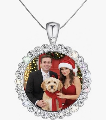 Necklace for Mom, personalized With Picture,  Valentine s Day , Mother s Day