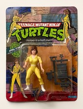 1988 TMNT April O   Neil Figure MOC Unpunched Vintage Playmates