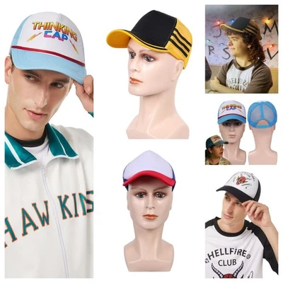 Stranger Dustin Henderson Baseball Cap Halloween The Hellfire Club Hat Sunshade