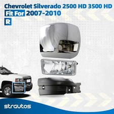Front Bumper End Cap Set For 2007 2008 2009 2010 Chevy Silverado 2500 3500 Right