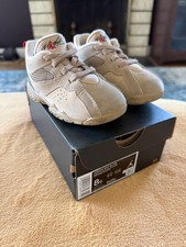 kids Jordan MVP 92 (TD) size 8c  desert camo/fire red-mushroom used with box