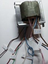 Trasformatore d'alimentazione per fonovaligia, preamlificatore, radio a valvole.