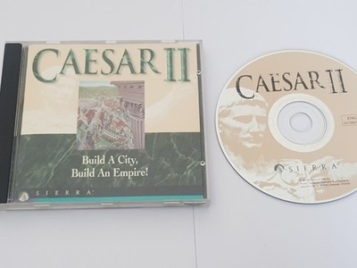 Caesar II 2 PC CD ROM Spiel CD Hülle Version Build An Empire Sierra 1995