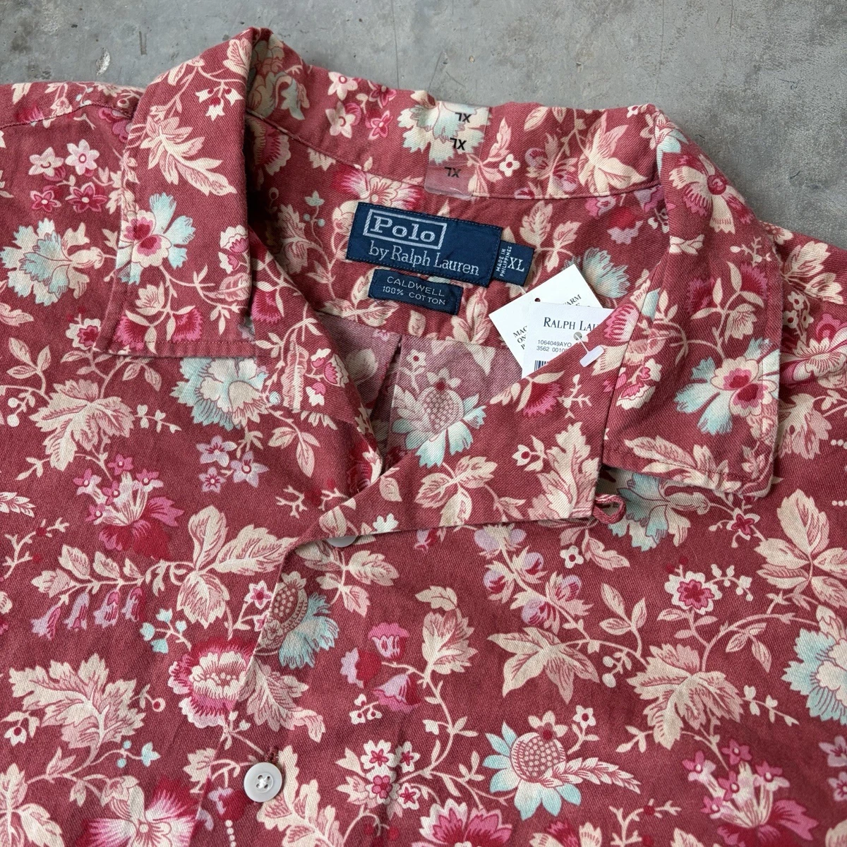 Polo Ralph Lauren Floral Regular Size XL Casual Button-Down Shirts