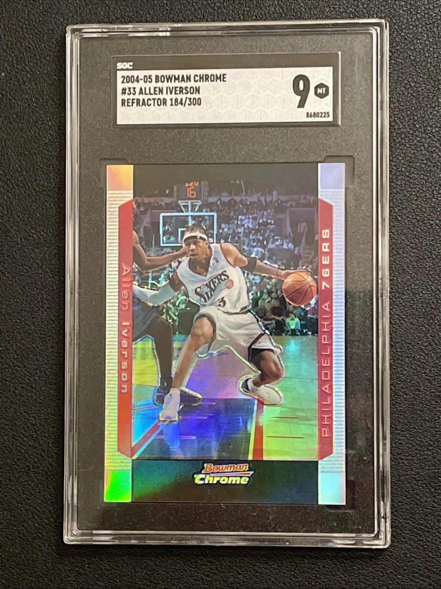 Bowman Allen Iverson Basketball Sports Trading Cards & Accessories