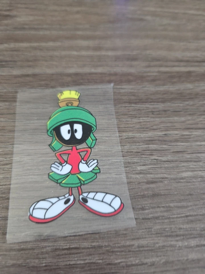 Marvin The Martian Raised Full Color UV DTF Decal 2in X 3in - Image 3 of 4
