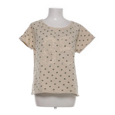 Tommy Hilfiger Denim, T-shirt, Größe: M, Beige/Mehrfarbig, Baumwolle #RVe