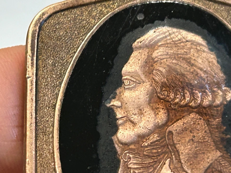 INSIGNIA EMBLEMA RADIADOR PORCELANA ESMALTADA LAFAYETTE NASH AÑOS 20 30 DE COLECCIÓN Foto 3 de 4