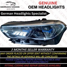 BMW X5 G05 X6 G06 F95 F96 PRE LCI LASER HEADLIGHT LEFT SIDE GENUINE OEM 9850425