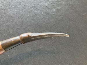 UNIQUE AND RARE OLD ANTIQUE THAI BIRD POMMELED DHA SWORD