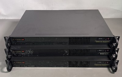 3x SuperMicro 510-2, Chassis CSE-510, Motherboard: X9SCL-F / No HDD OR OS