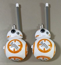Disney Lucasfilm Star Wars Walkie Talkies BB-8 SW-202B7 Tested Short Range