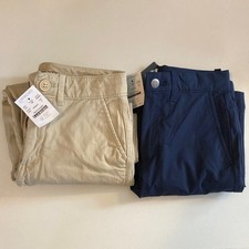 J. Crew Boys Chinos Size 6 Tan Blue Performance and Stretch