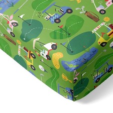 Baby Crib Sheets, Buttery Soft Viscose from Bamboo Crib Sheets for Boys Gir...