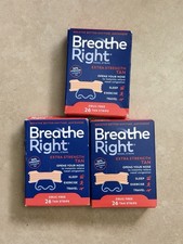 78 Breathe Right Nasal Strips 3x26ct Extra Strength Tan Stop Snoring Exp 2029