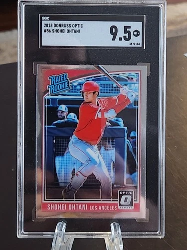 2018 Panini Donruss Optic Shohei Ohtani #56 Hitting Rated Rookie RC SGC 9.5