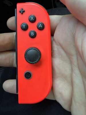 Original Nintendo Switch RIGHT Side NEON RED Joy-Con Controller STICK DRIFT