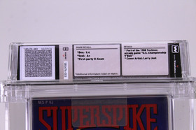 Super Spike V'Ball Nintendo NES New 1990 Factory Sealed WATA Graded 9.4 A+