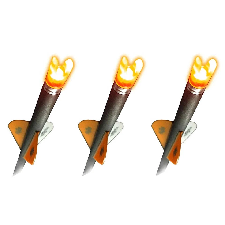 Ravin Crossbow Projectiles Orange LED Nocks Pack of 3 Ultra Bright Lumenok - Image 2 of 4