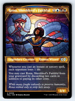 #ad #ad Rona Sheoldred#x27;s Faithful U March of the Machine: Multiverse Legends 58 NM $1.79