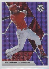 2021 Panini Mosaic Purple Mosaic Prizm 19/49 Anthony Rendon #51 0nr3