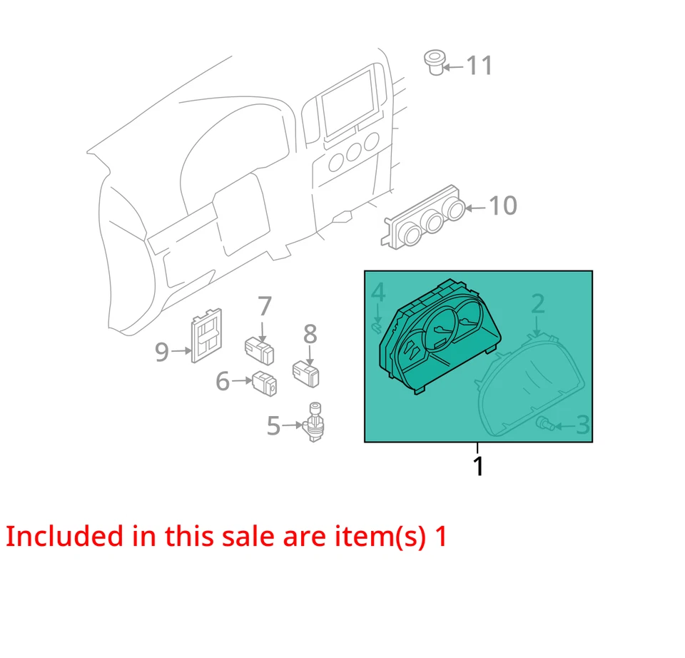 Grupo de velocímetro XL-7 MPH compatible con 06 VITARA 28818490 Foto 3 de 4