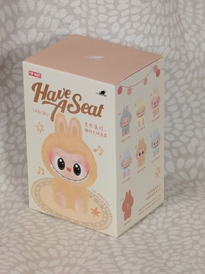 Authentic POP MART LABUBU-Have a Seat:  Blind Box Vinyl-Faced Plush - New/Sealed