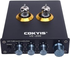 Vacuum Tube Preamplifier Tube Preamp Equalizer 3-Band EQ for Home Sound with Hig