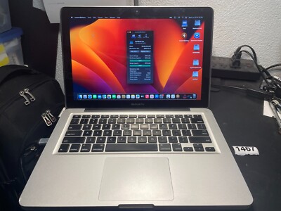 MacBook Pro 2012 13'' 2.5GHz i5 16GB RAM Ventura OCLP - New 512GB SSD & Battery!!