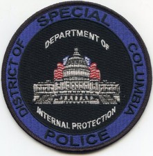 WASHINGTON DC DEPARTMENT OF INTERNAL PROTECTION SPECIAL POLICE PATCH