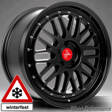 18 Zoll K2 Stufentiefbett Alufelgen 8x18 5x100 ET30 schwarz matt für Skoda VW