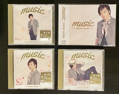 Daichi Miura Music Single 3 CD + DVD SET with Sleeve JPOP 三浦大知 Avex Japan