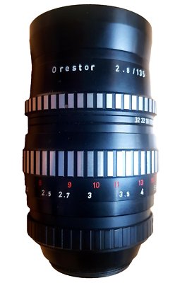 M42 Meyer Optik Görlitz Orestor 2.8/135 135Mm 1:2.8 Lens Obj Zebra