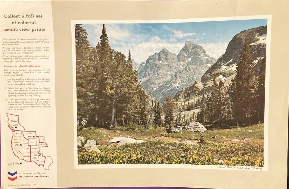 Chevron Scenic View Prints 12 Vintage Southwest NM,MT,AZ,HI,CO,TX,WI PET RESCUE - Image 2 of 4