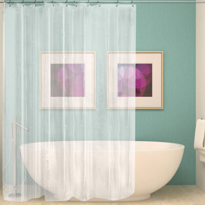 Trimming Shop Mosaic Pink Shower Curtain - Waterproof Polyester, 180x180cm, Comes With 12 Hooks - View #6