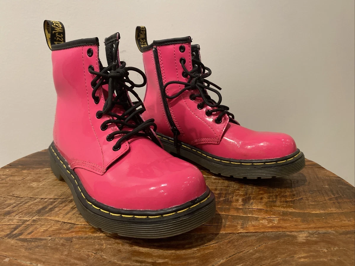 Dr Marten 1460 Pink Airwalk Boots Sz2 eBay