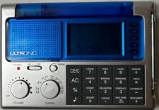 WS-9 Multi-Function AM/FM Radio Ultronic Model Date Time Clock Calculator Alarm